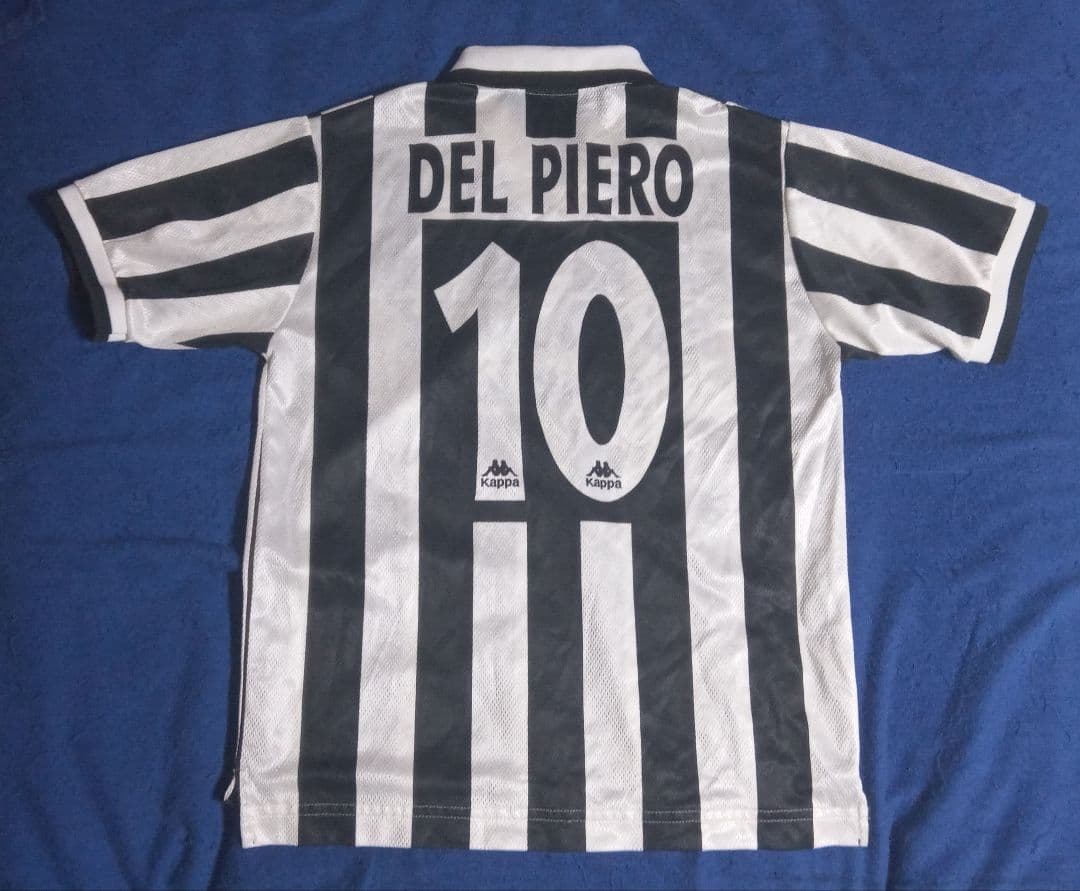 匿名配送】【入手困難】96/97 ユベントス 白 黒 DEL PIERO - メルカリ