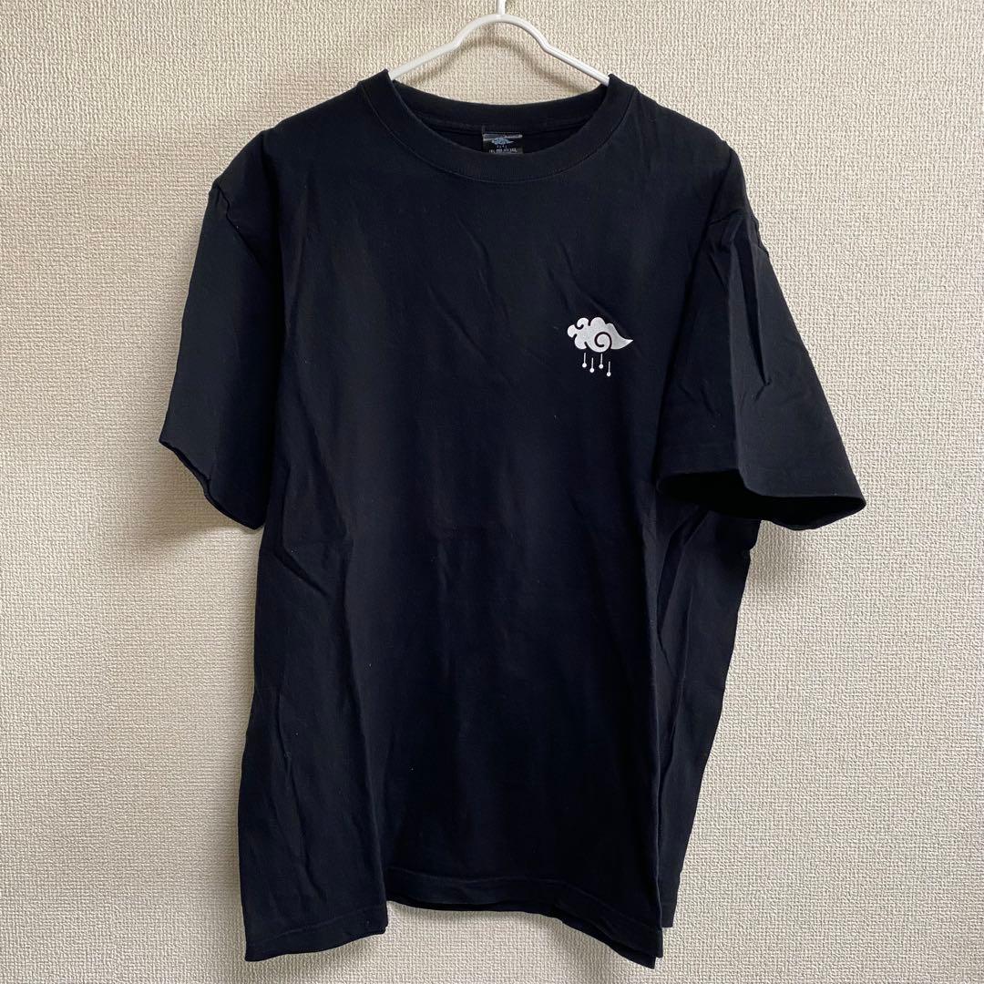 生憎の雨。 ブラックTシャツ XL