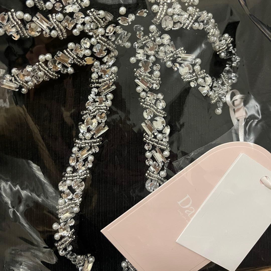 Darich リボンビジューアメスリニットトップス - メルカリ