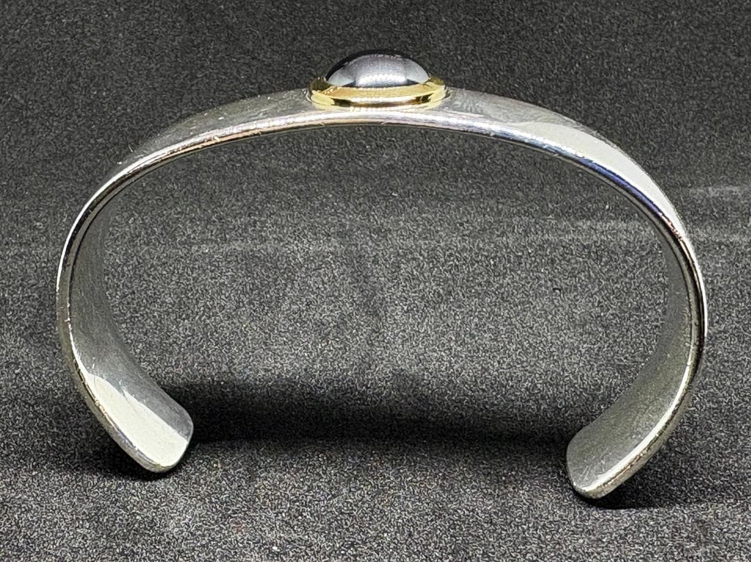 ヴィンテージ ティファニー】シルバー/ゴールド ヘマタイト バングル