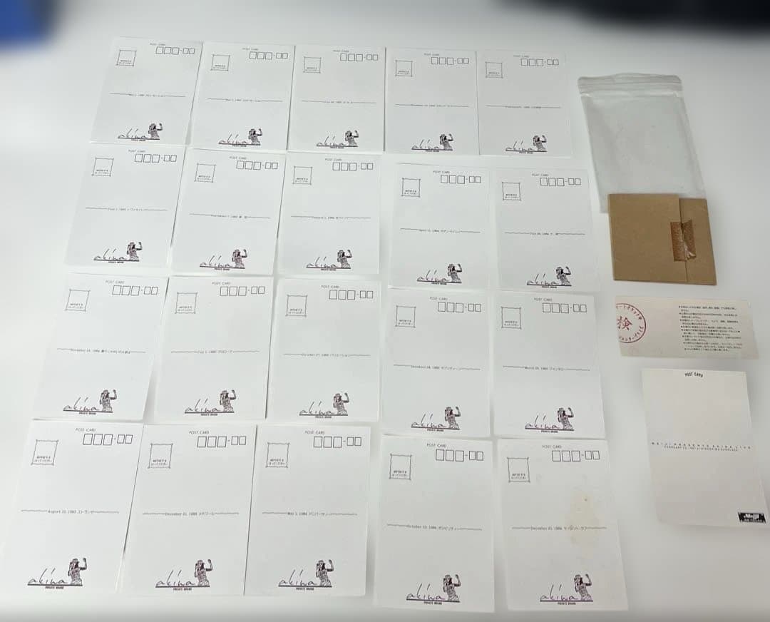 中森明菜　ポストカード　20枚　シングル　アルバム　ジャケット写真　希少　レア