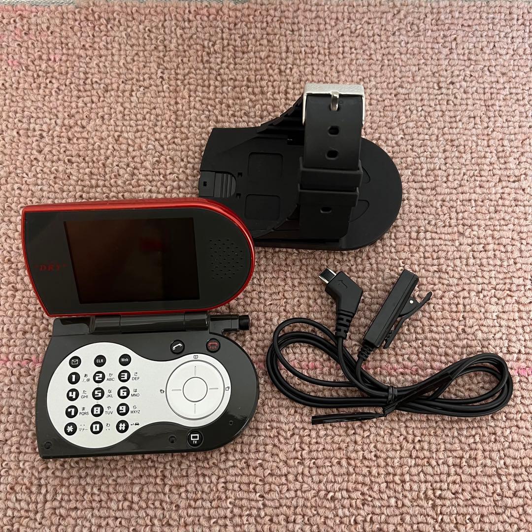 アサヒビール非売品 スーパーワンセグTV Watch 希少カラーの赤 新品未