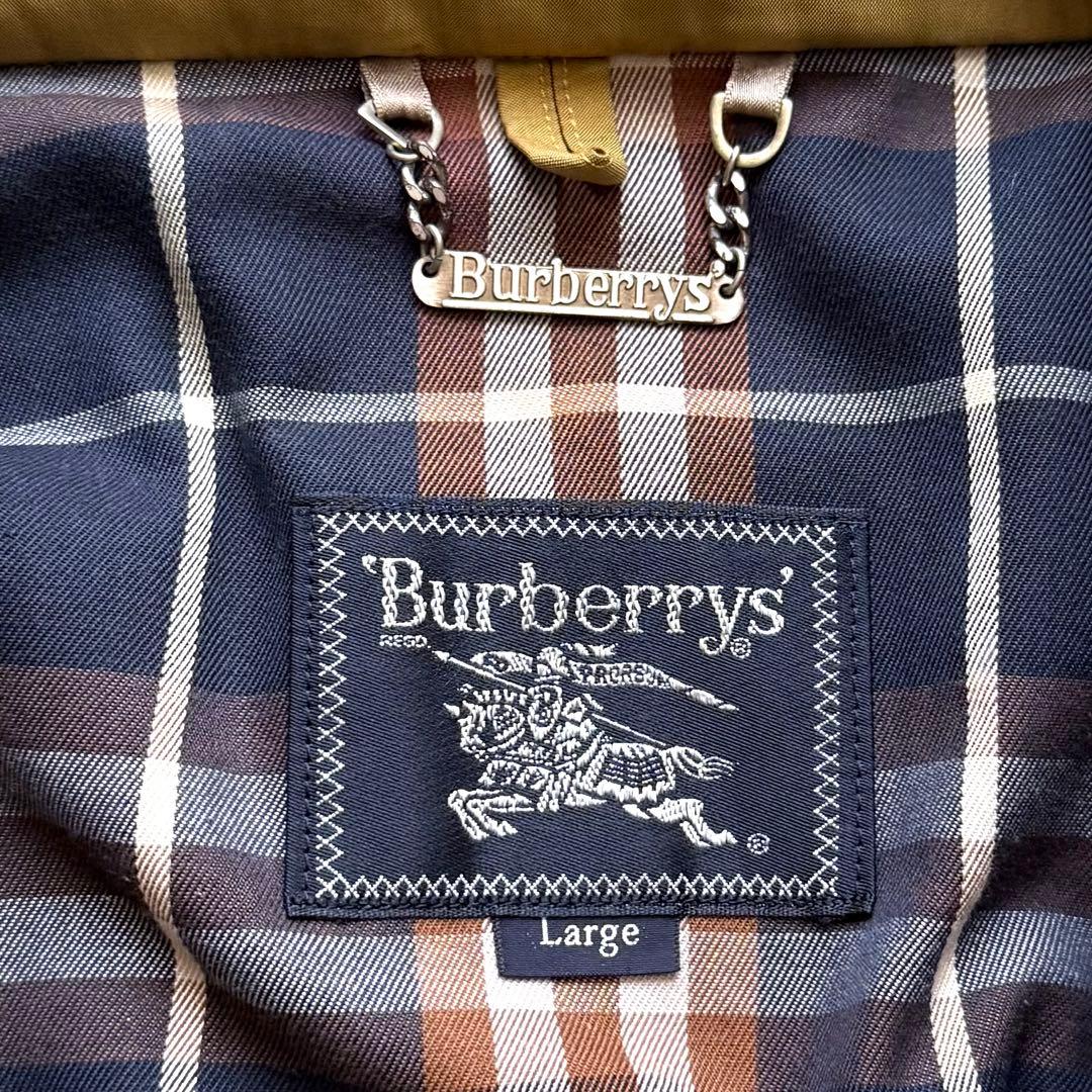 美品☆BURBERRY スイングトップ フード ノバチェック マスタード L