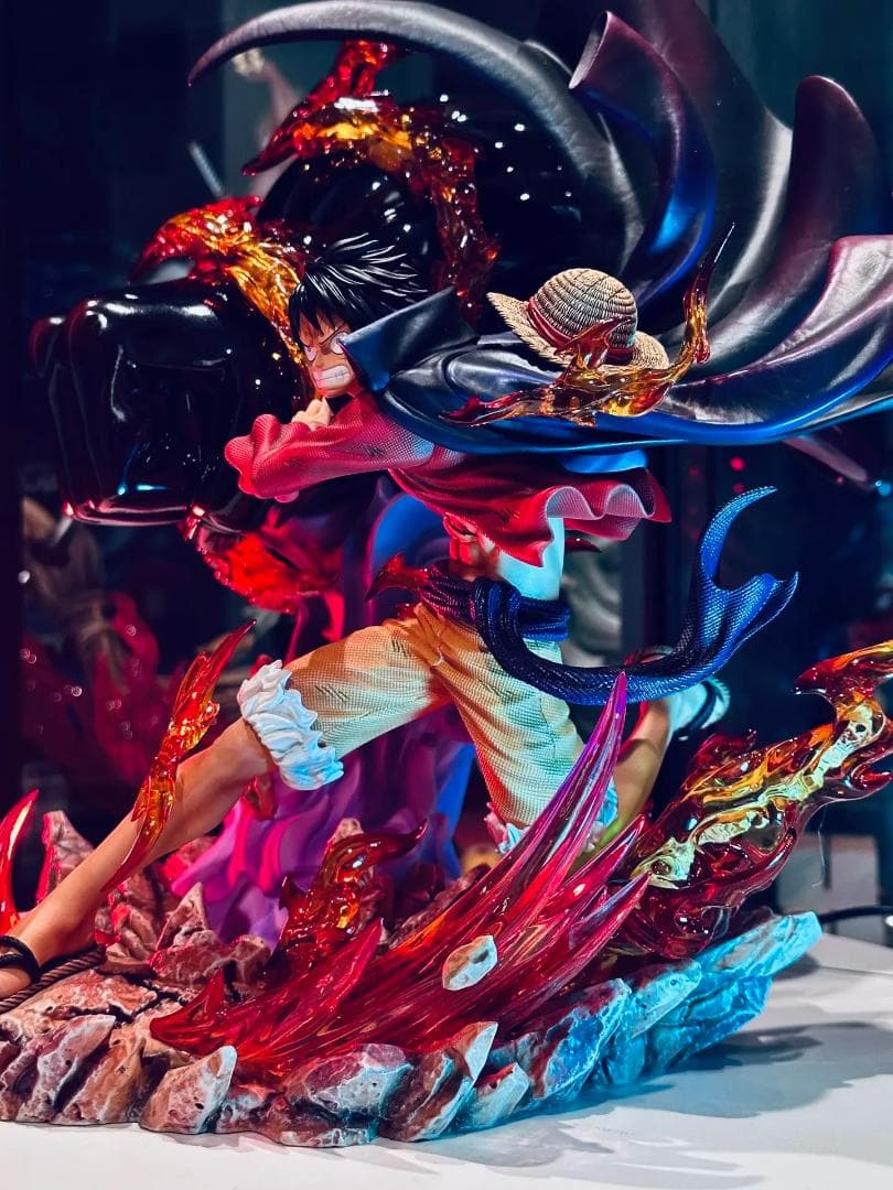 ワンピース レッドロック ルフィ 業火拳銃 ガレージキット フィギュア