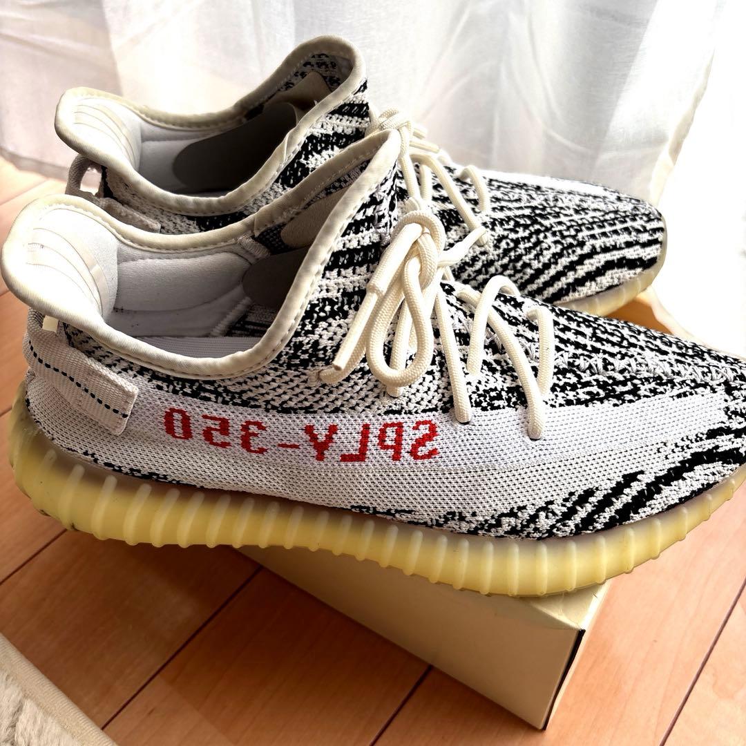 靴 adidas YeezyBoost350 V2 Zebra 26.5cm