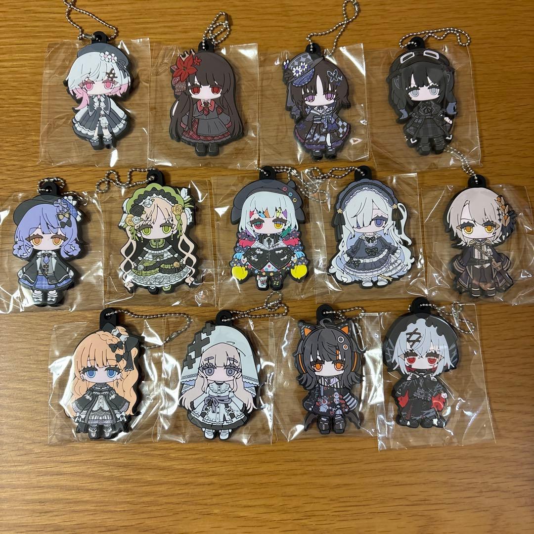 魔法少女の魔女裁判　ラバーキーホルダー　コンプリートセット 魔法少女ノ魔女裁判 ラバーキーホルダー vol.1コンプリートセット 即