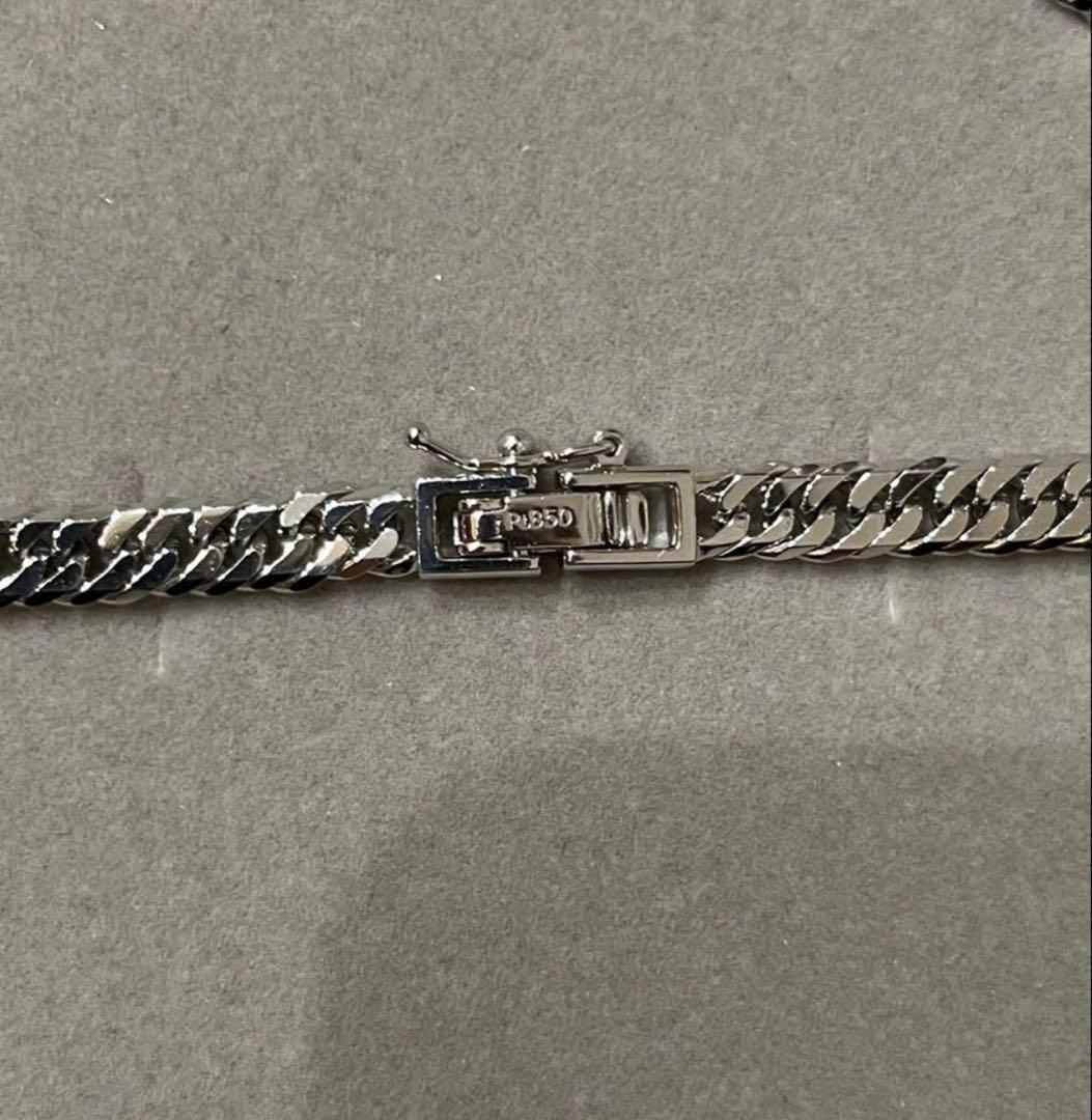 【新品】PT850 喜平ネックレス　30.8g 50㎝　W6面