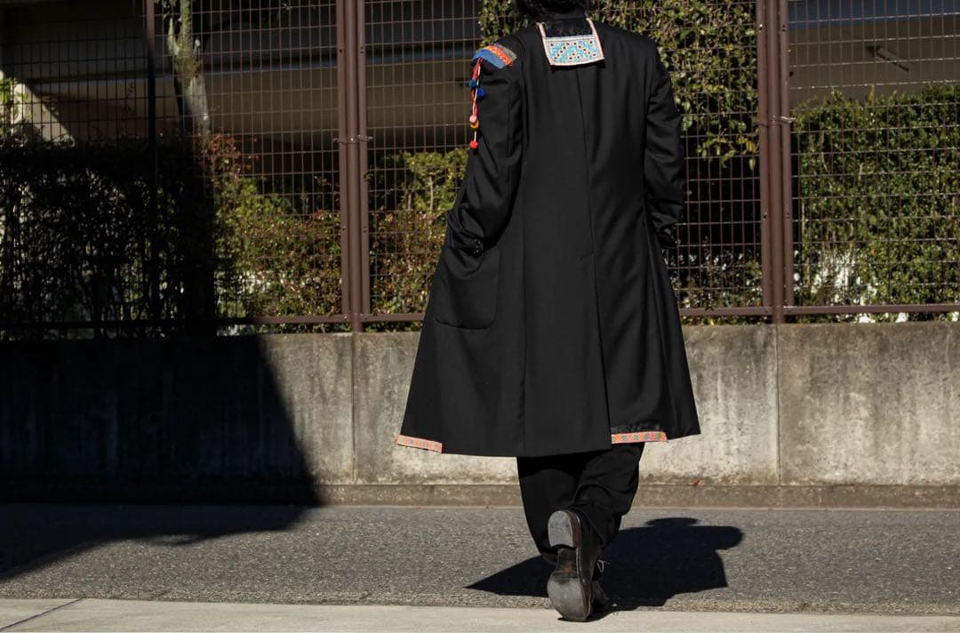 Y's BANG ON! 古布JK-C ステンカラーコート 1点もの - メルカリ