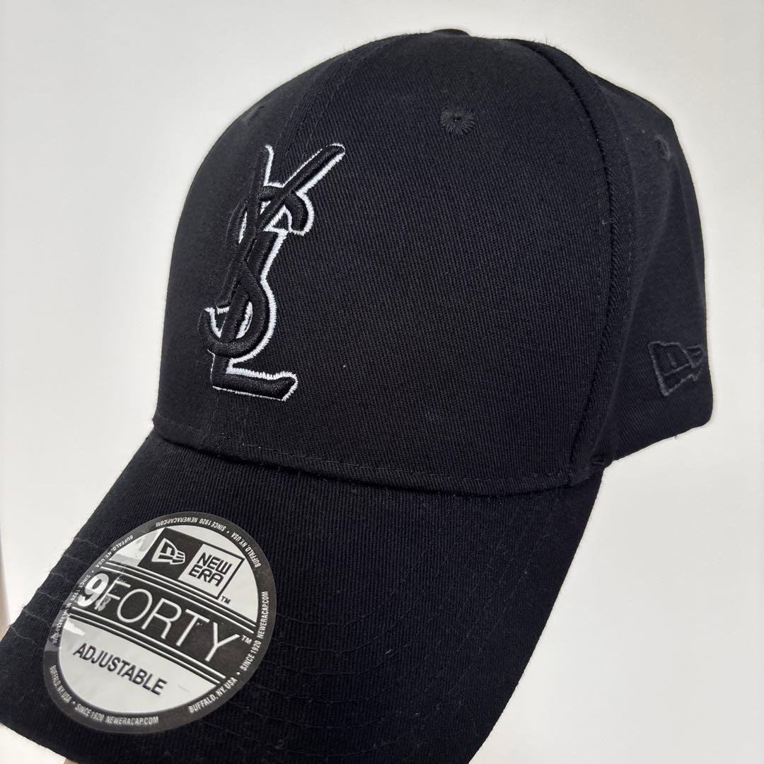 YSL ブラック 9FORTY キャップ Saint Laurent 9FORTY ブラック キャップ - メルカリ