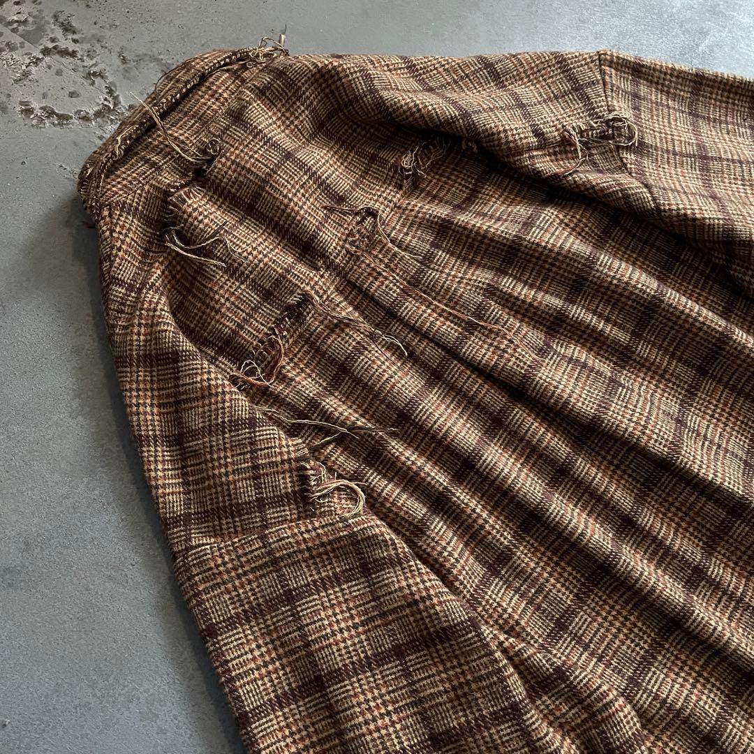 90's grunge “XL“boro flannel shirt