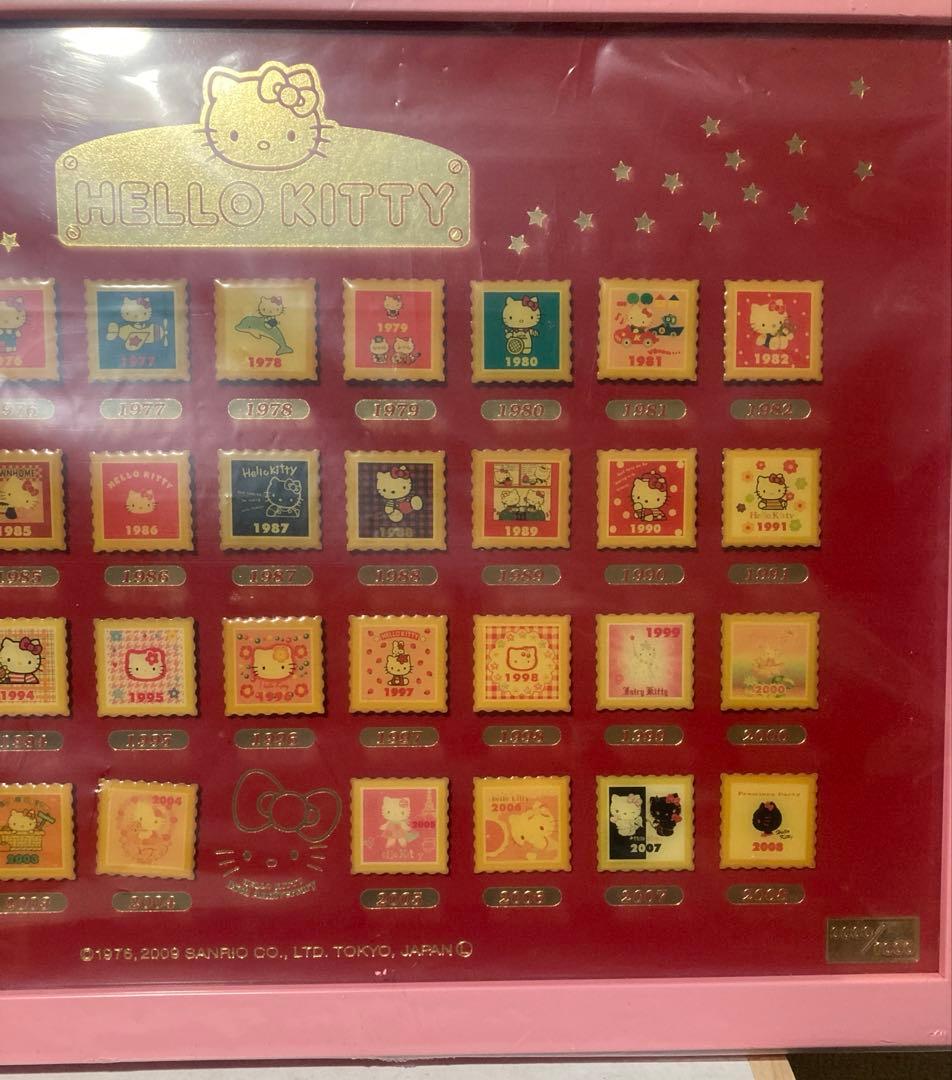 超激レア ハローキティ35周年記念ピンバッジコレクション シリアルナンバー付