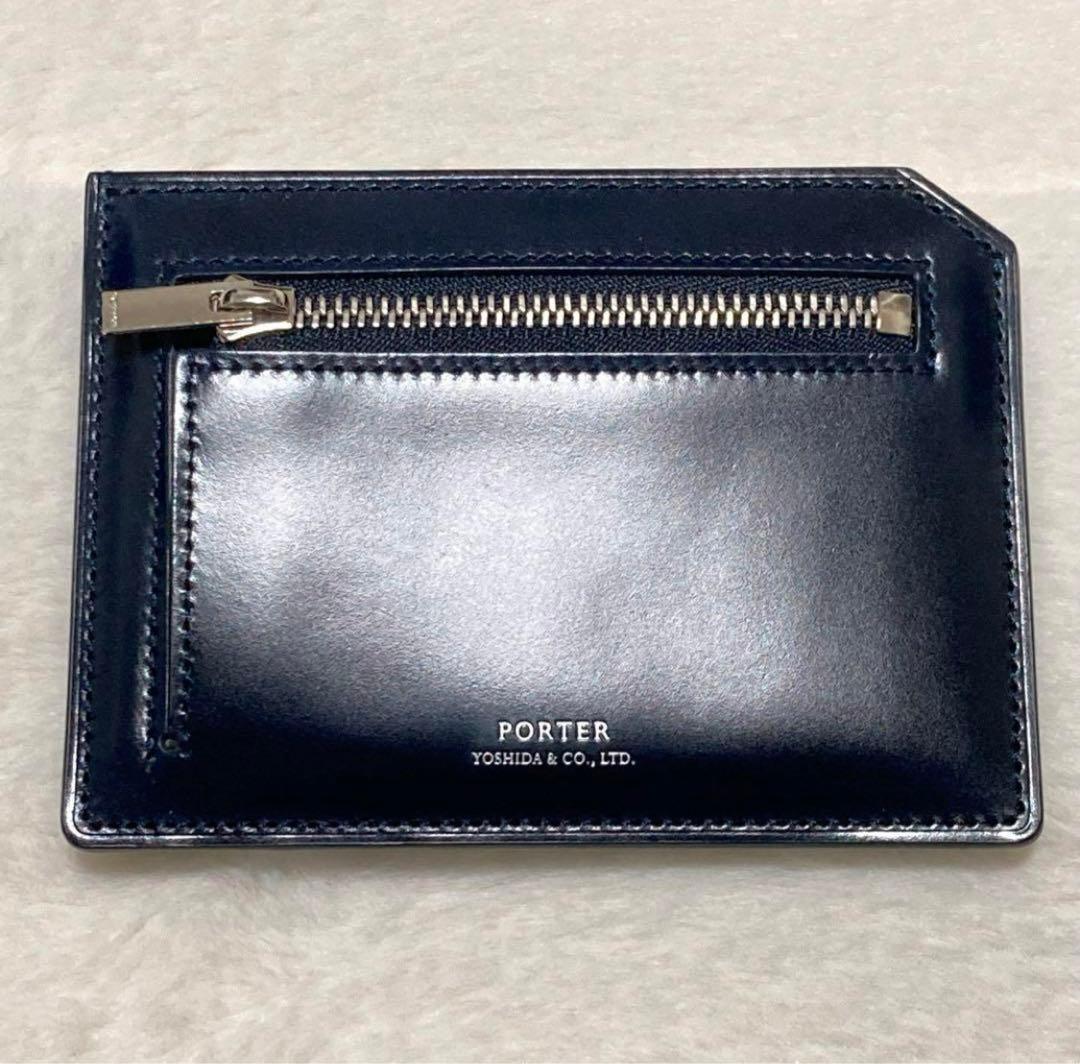 ポーター ビル コードバン ミニウォレット コインケース 箱付き - メルカリ