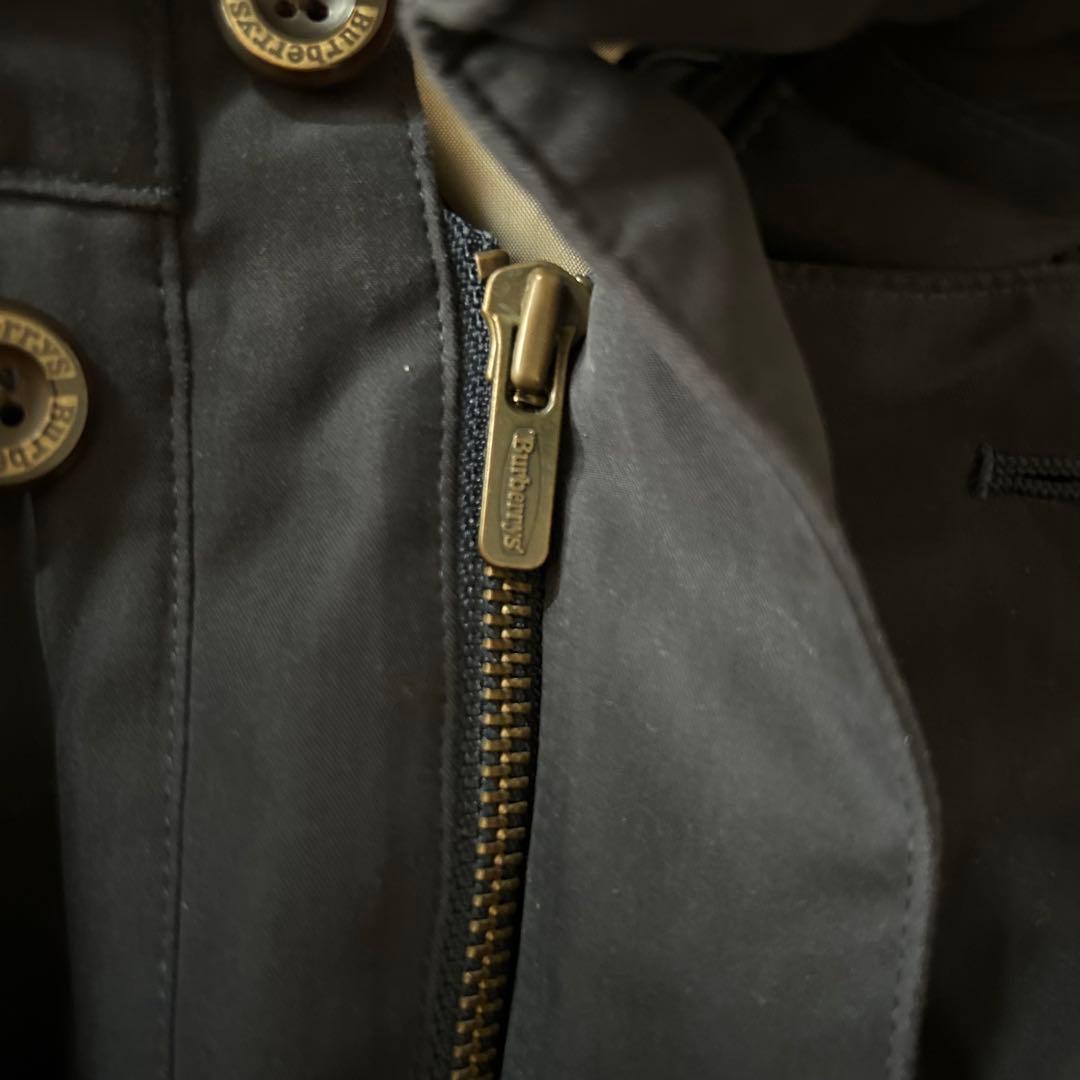 美品希少90s日本製Burberrys'バーバリーステンカラーコートドロー