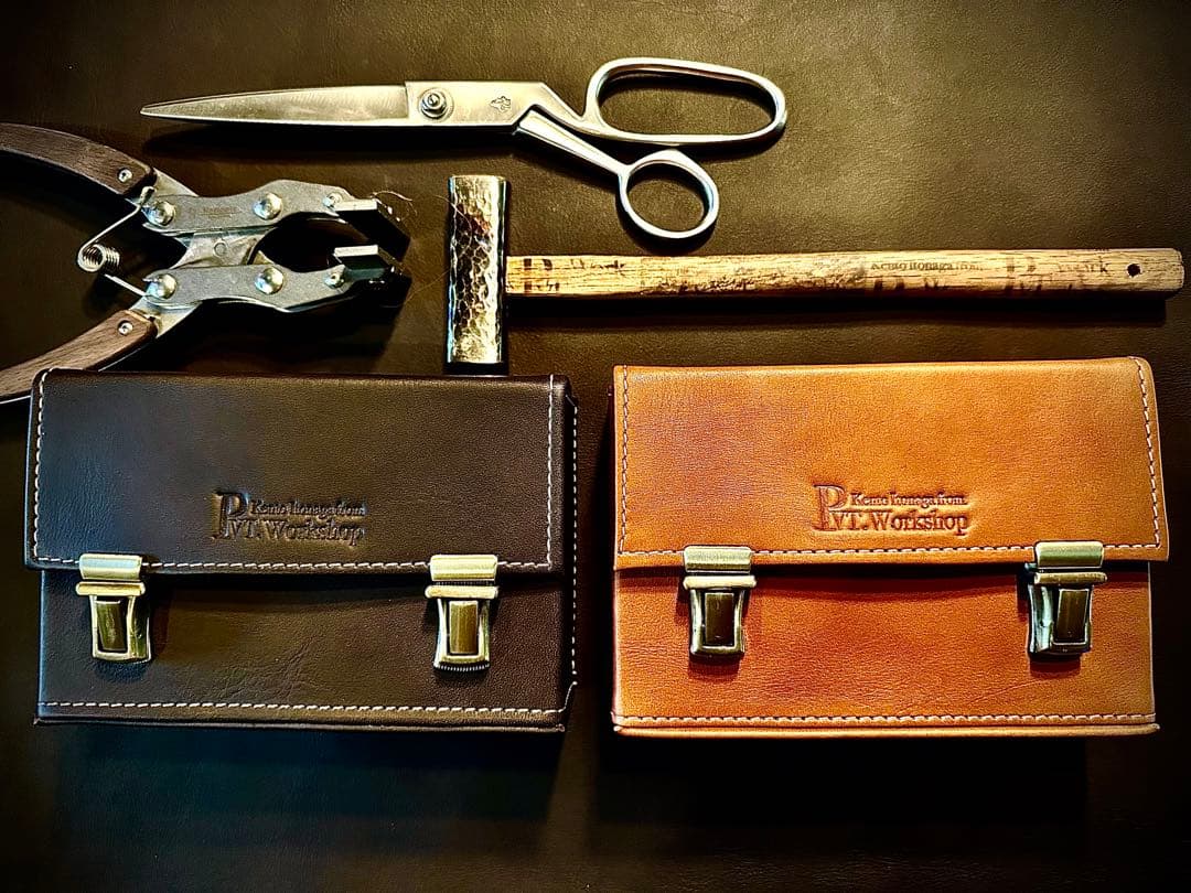 2月SALE品！Pvt.Workshop 極 本革 デッキケース キャメル