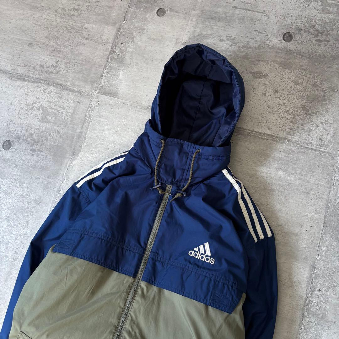 90s old adidas puffer jacket y2k ドローコード - メルカリ