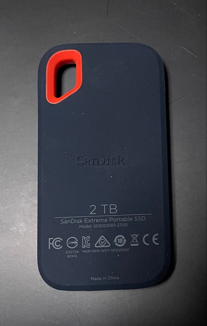 SanDisk Extreme Portable SSD 2TB 動作未確認 SanDisk Extreme Portable SSD 2TB 動作未確認 - メルカリ