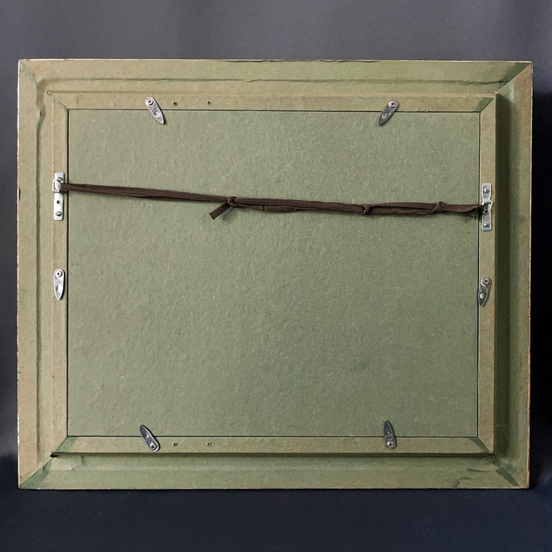 はまち3号様専用＊金登美「すみれ」油絵 サイン入り 中古 額に傷 作品