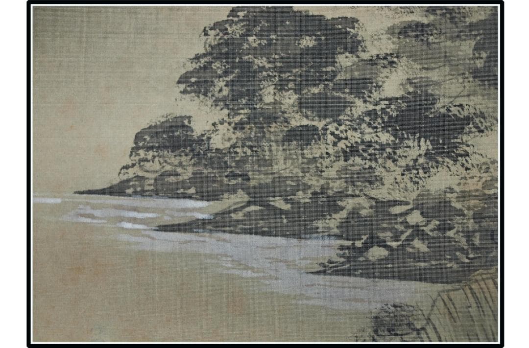 日本時代の掛け軸その 肉筆保証　激安骨董品　※江戸鎌倉平安 X1062C16-8