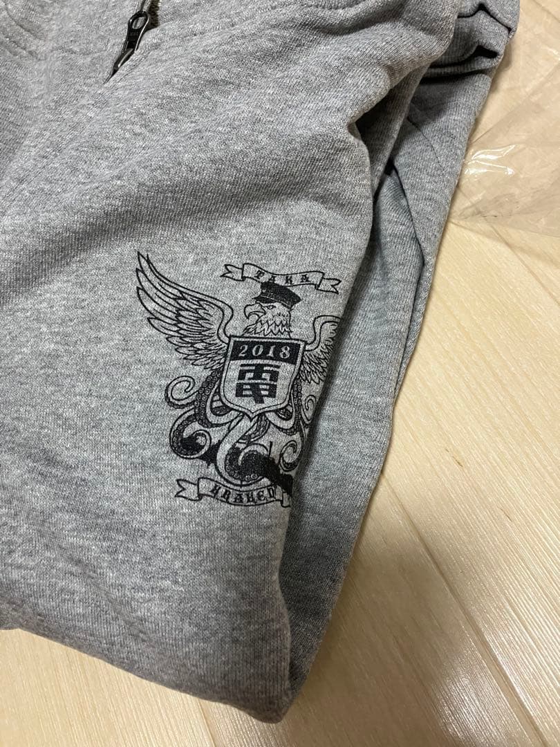 電気グルーヴ クラーケン鷹 ツアー パーカー グレー Lサイズ 新品未使用品