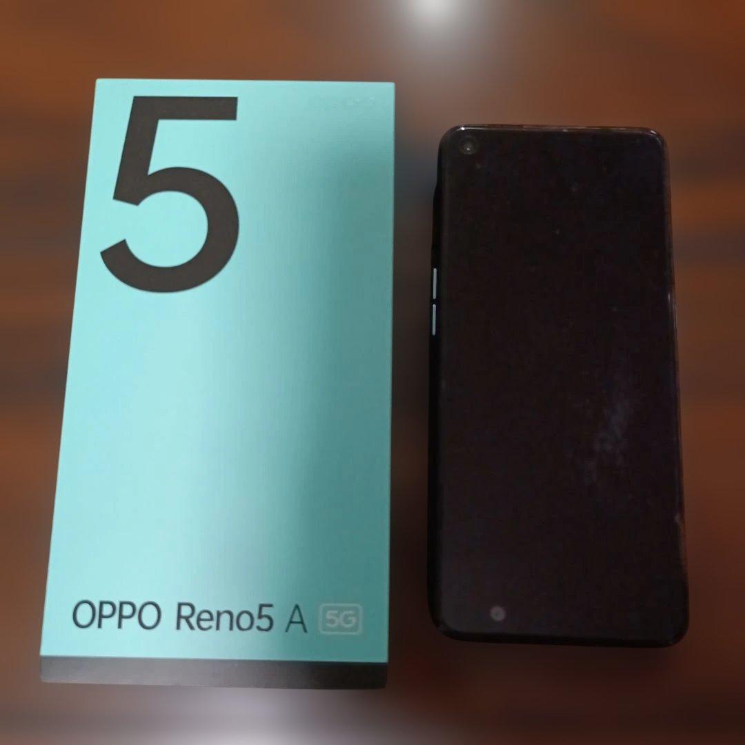 OPPO Reno 5A アイスブルーとケース2つ付きです 【箱付き】