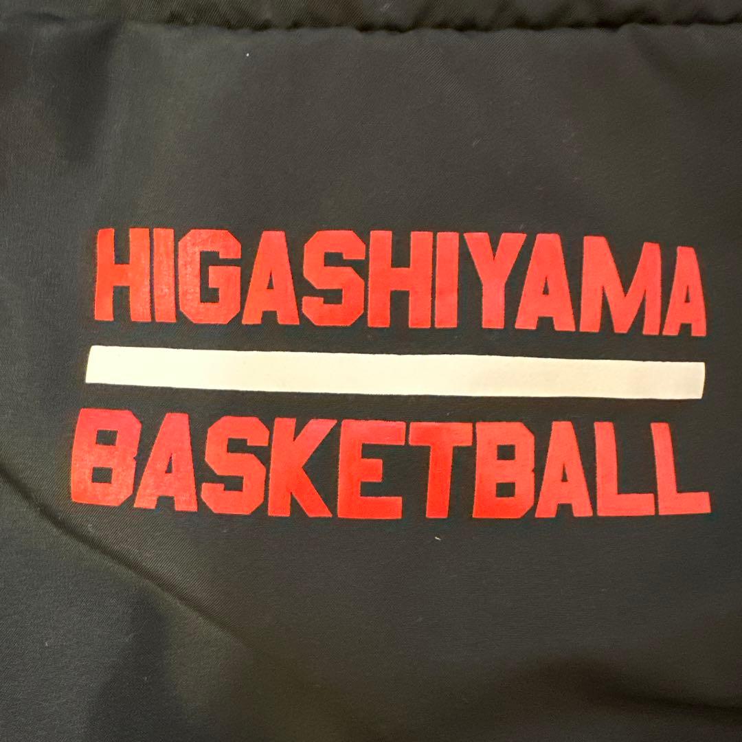 東山高校バスケ部Mizuno ナイロンジャケット 黒/赤 - メルカリ