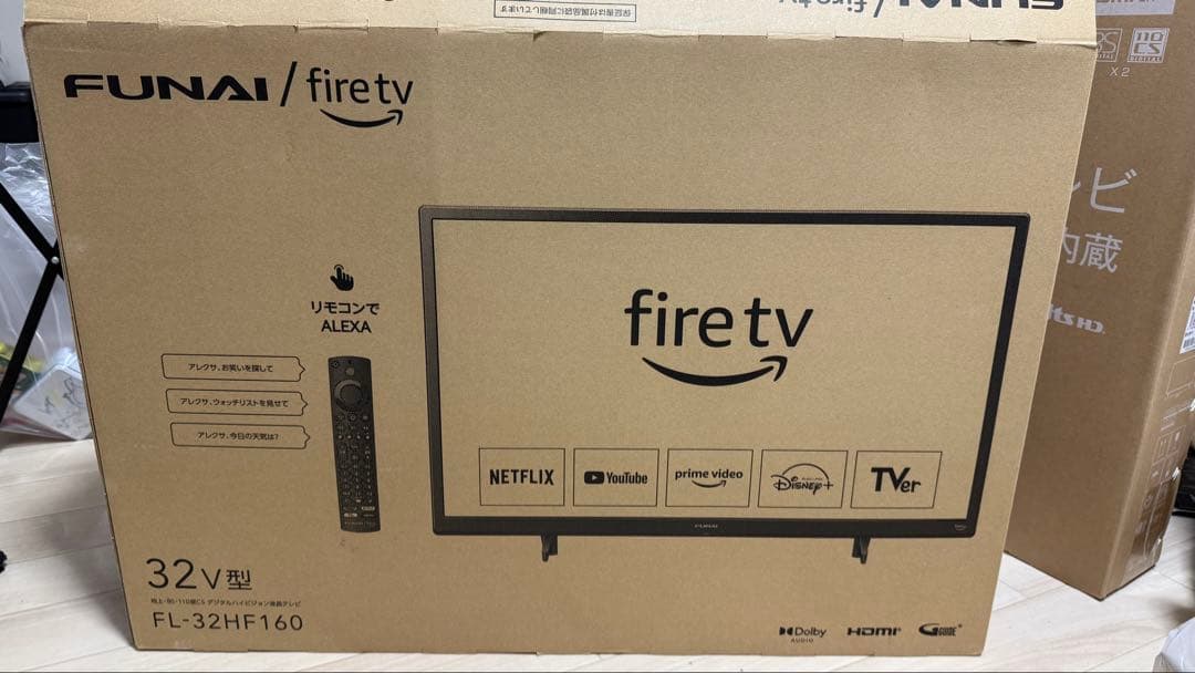 h*s様 FUNAI 32V型液晶テレビ FL-32HF160 F160シリーズ｜FUNAI Fire TV製品情報