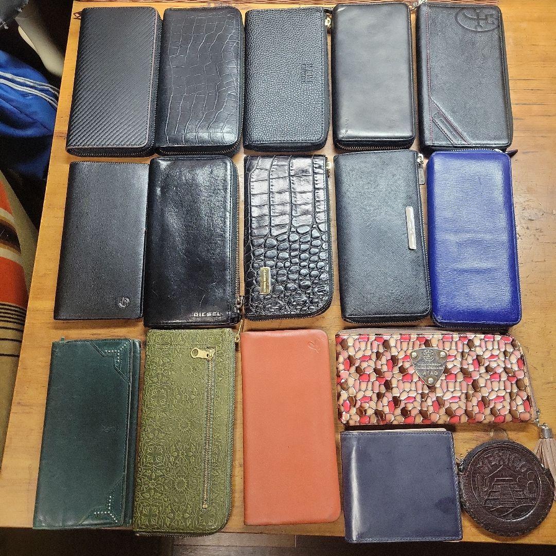 【まとめ売り】ブランド財布 ATAO アニエス DIESEL PaulSmith 一度は手にしていただきたい最高級クロコレザーウォレット【limoクロコ