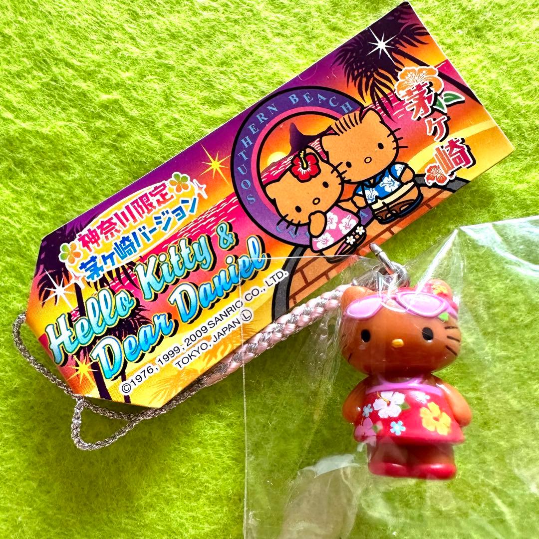 神奈川限定/茅ヶ崎バージョン】2009年 ご当地 日焼けキティ 根付け 美