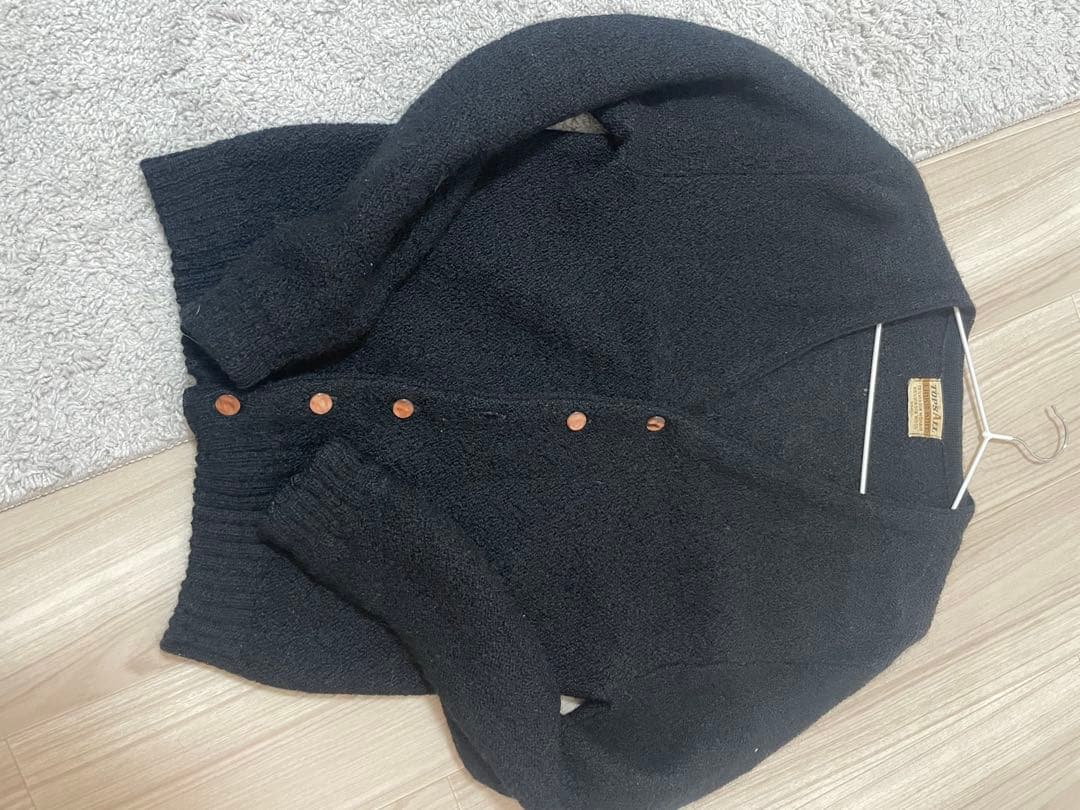 最終値下げ 60s〜70sヴィンテージモヘアカーディガン 毛足なし 訳あり