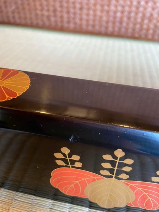 茶道具 久世宗春作 高台寺蒔絵炉縁 共箱 M128