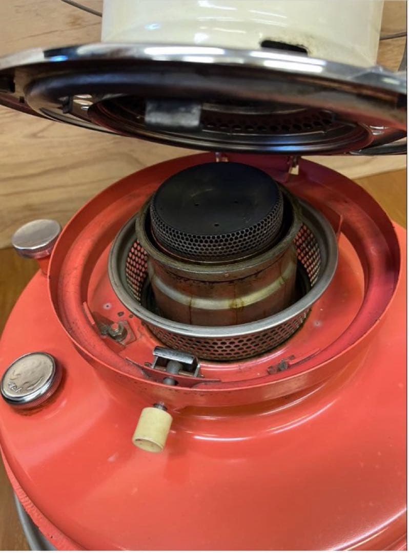 ☆昭和レトロ ビンテージストーブ BLUEMARS チムニーガードストーブ