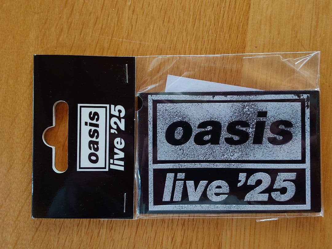 【入手困難】新品未開封oasis オアシスステッカー マグネット Live'25