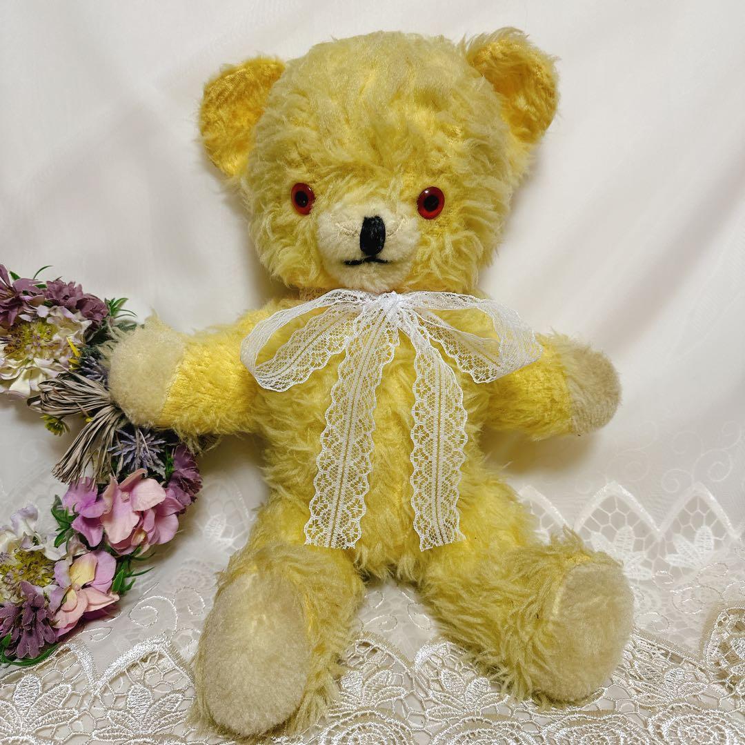 ❤️レア❤️愛らしいイエローペディグリーベア