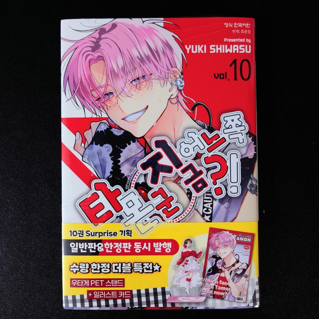 韓国 マンガ『多聞くん今どっち！？』10巻 韓国版 限定特典付き - メルカリ