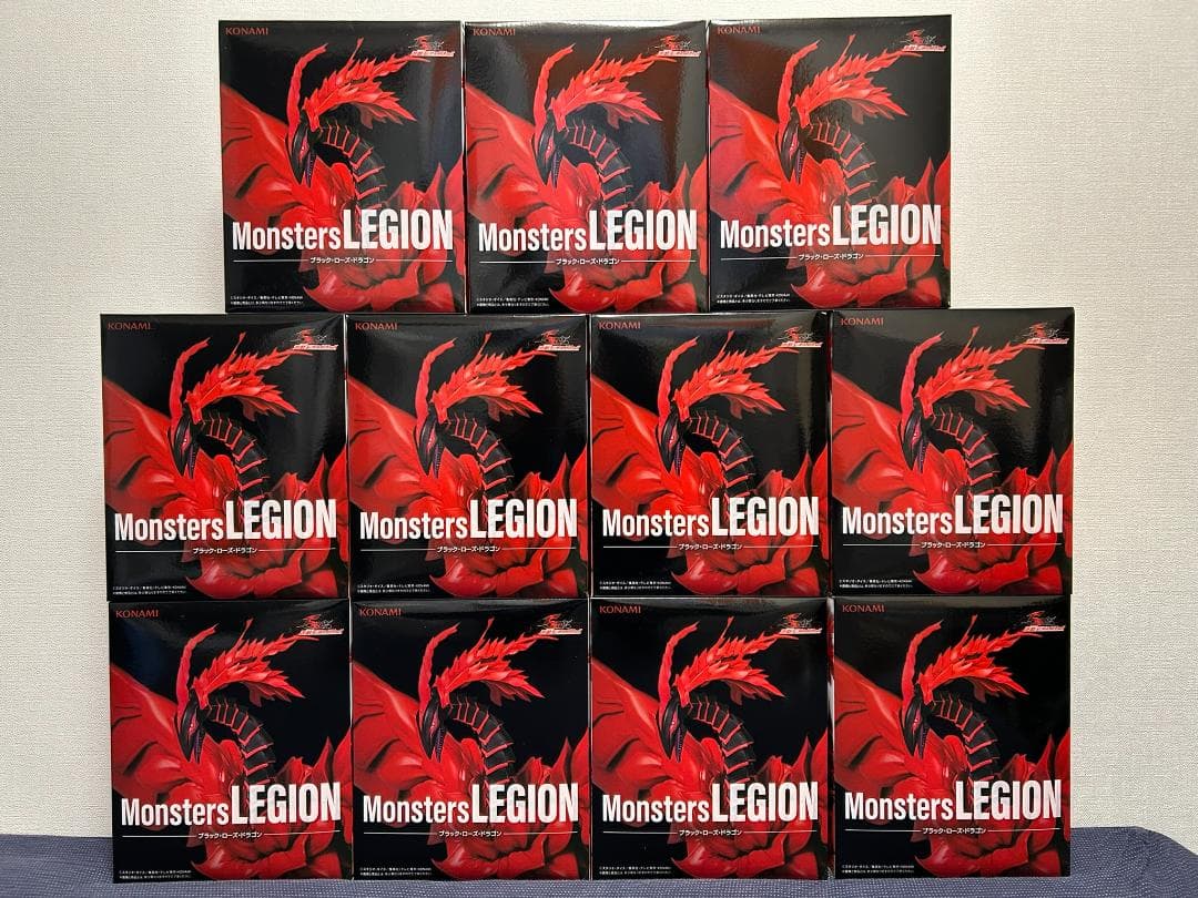 11個 Monsters LEGION ブラック・ローズ・ドラゴン 遊☆戯☆王 ローズ