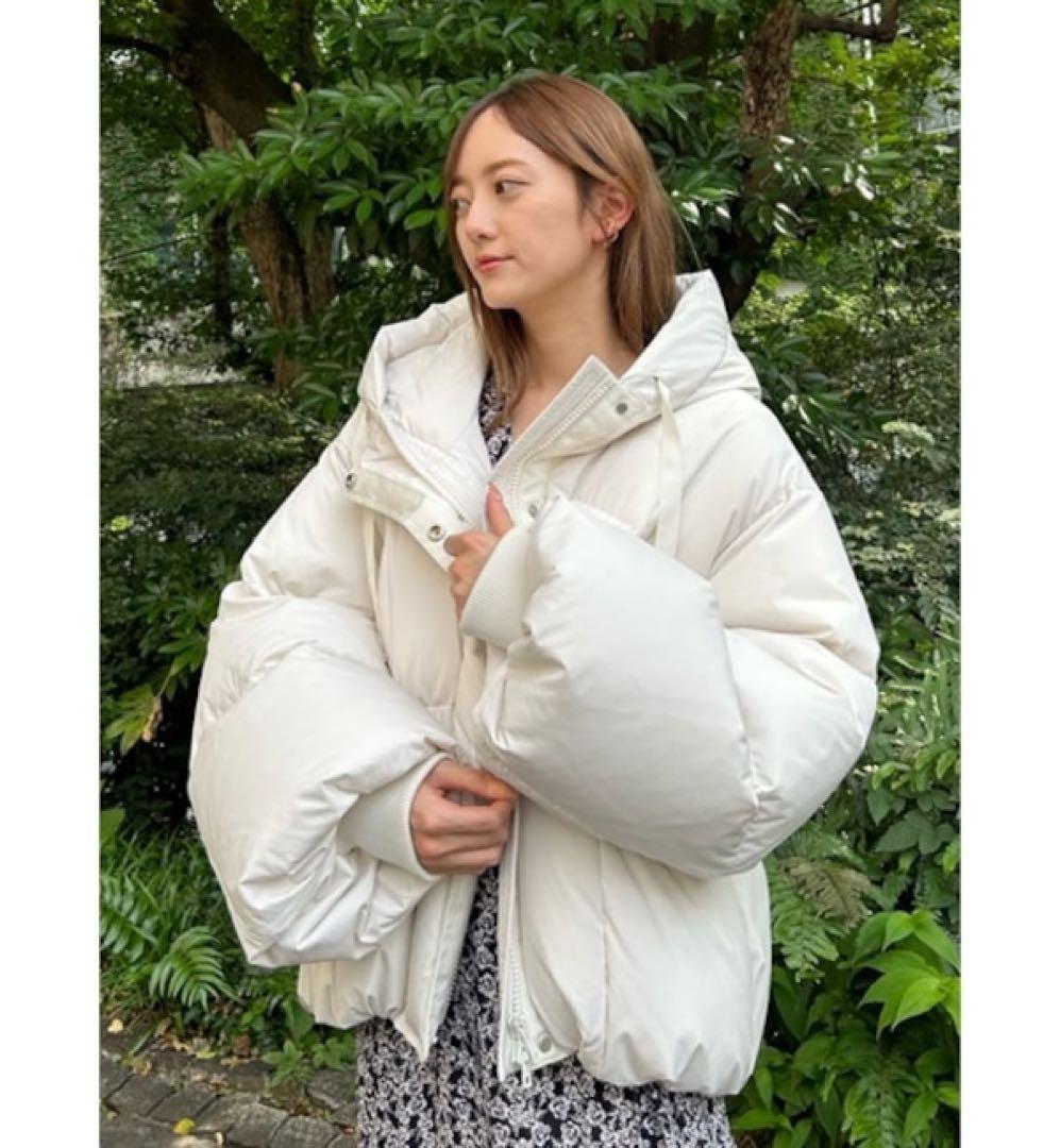 fray I.D フードショートダウンコート ダックダウン90% - メルカリ