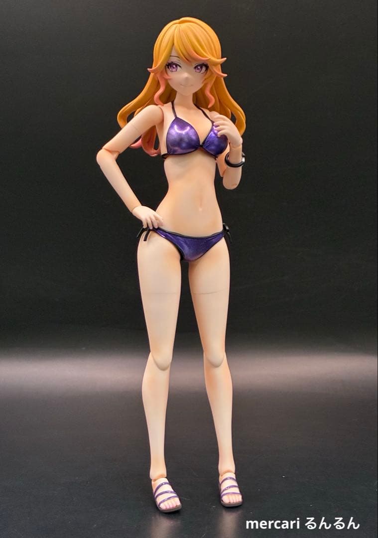 創彩少女庭園 佐伯リツカ水着ヘアアレンジver 喜多川海夢カラー塗装完成製品