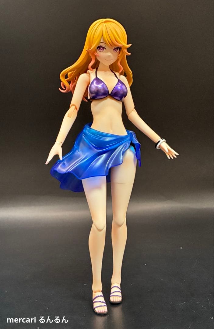 創彩少女庭園 佐伯リツカ水着ヘアアレンジver 喜多川海夢カラー塗装完成製品