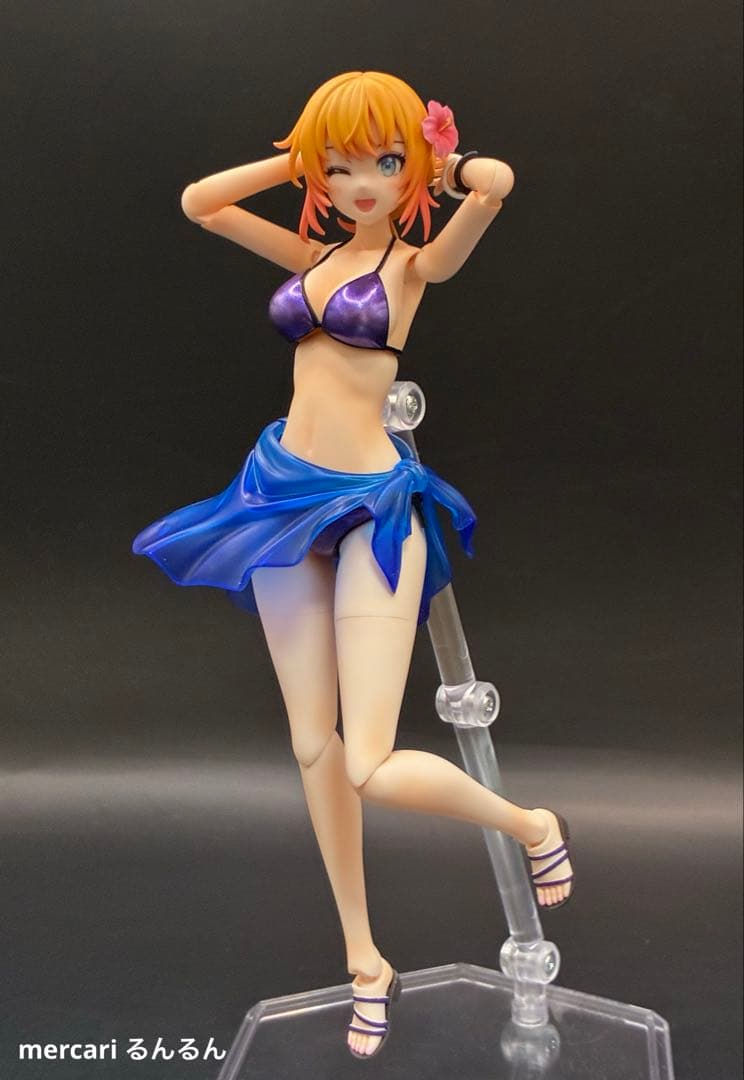 創彩少女庭園 佐伯リツカ水着ヘアアレンジver 喜多川海夢カラー塗装完成製品