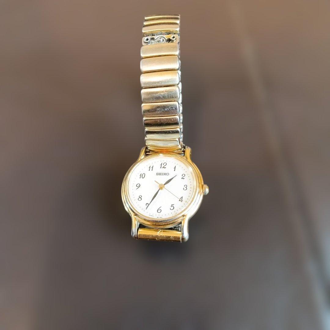 SEIKO アナログ 腕時計 ゴールド/シルバー - メルカリ