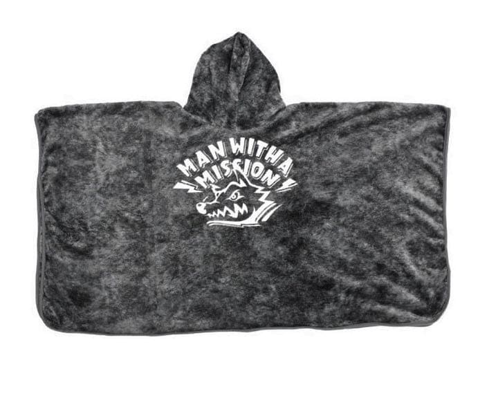 マンウィズアミッション　ブランケットお毛並みずきん