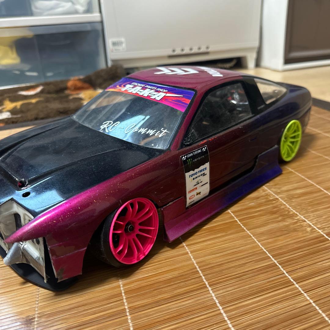 ドリ車ラジコン！180SX ミサイル仕様 ボディ - メルカリ