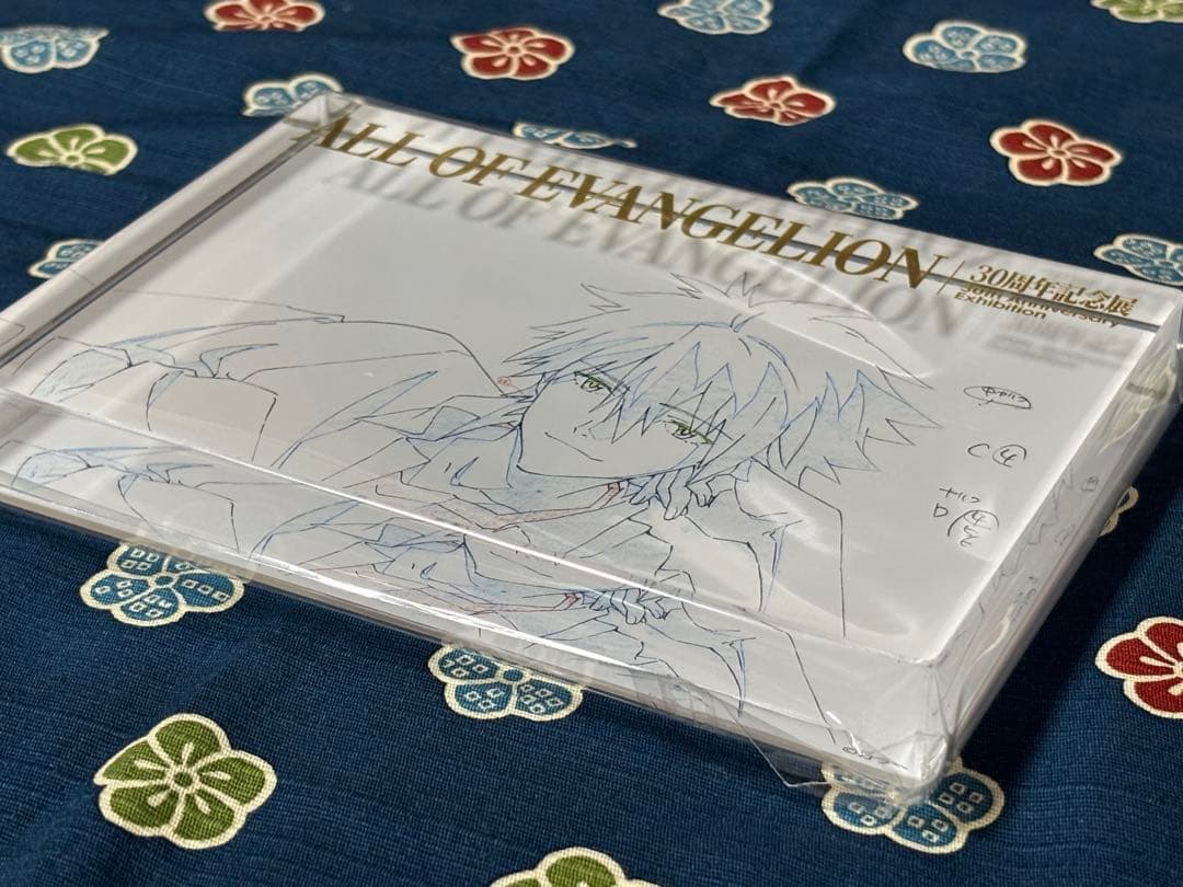 エヴァンゲリオン30周年記念展 アクリルブロック トレーディングカード　カヲル