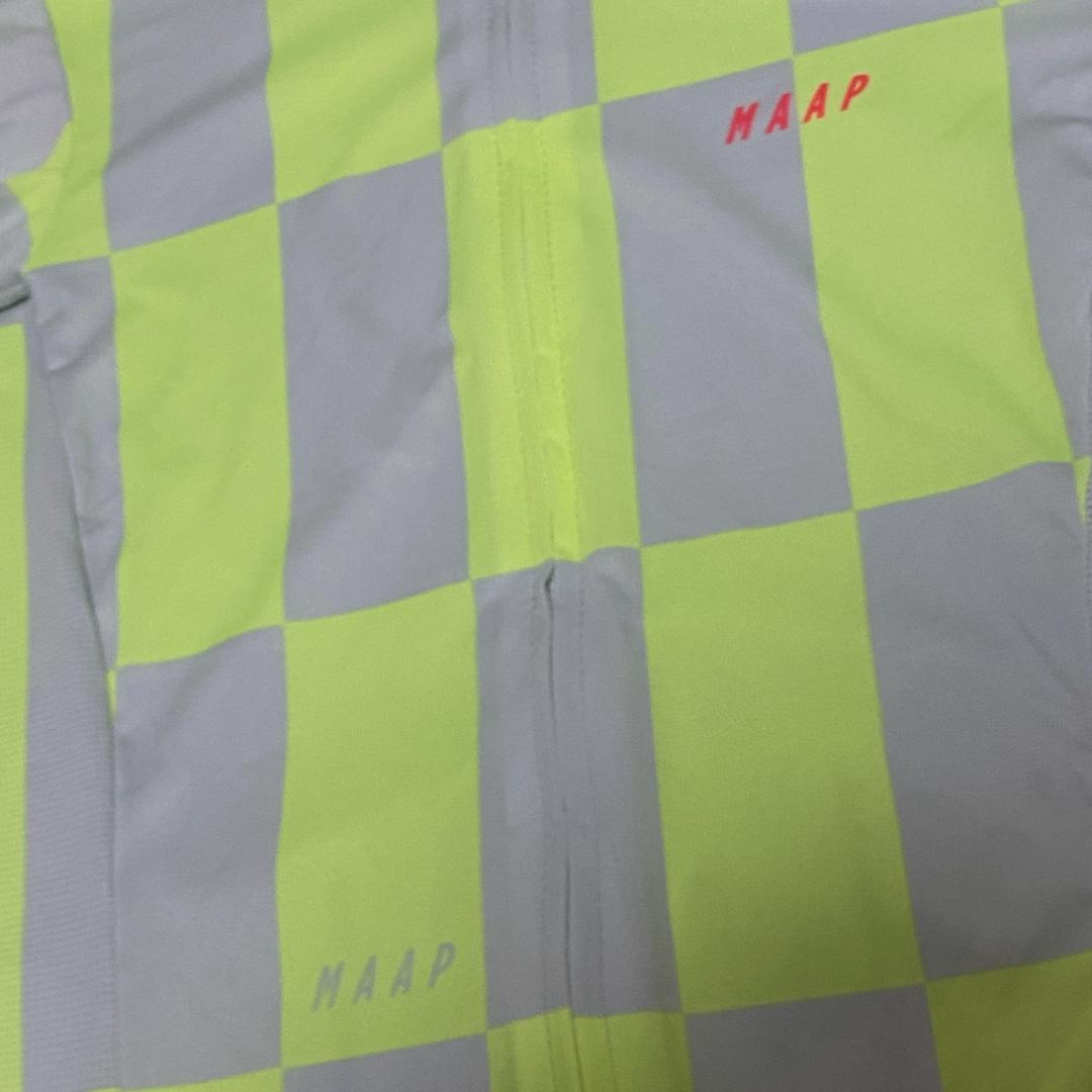 美品】MAAP サイクルジャージ XS イエロー系 チェッカー - メルカリ