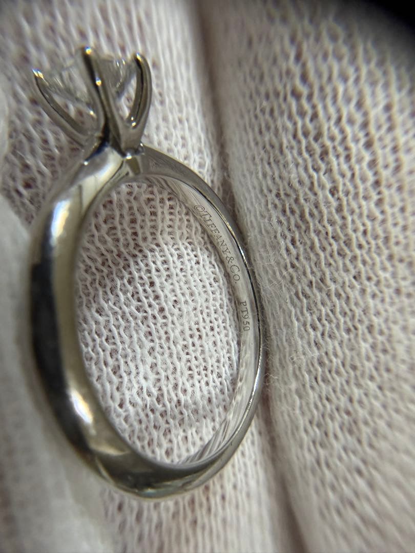 TIFFANY&Co. プリンセスカット 0.22ct PT950 US4