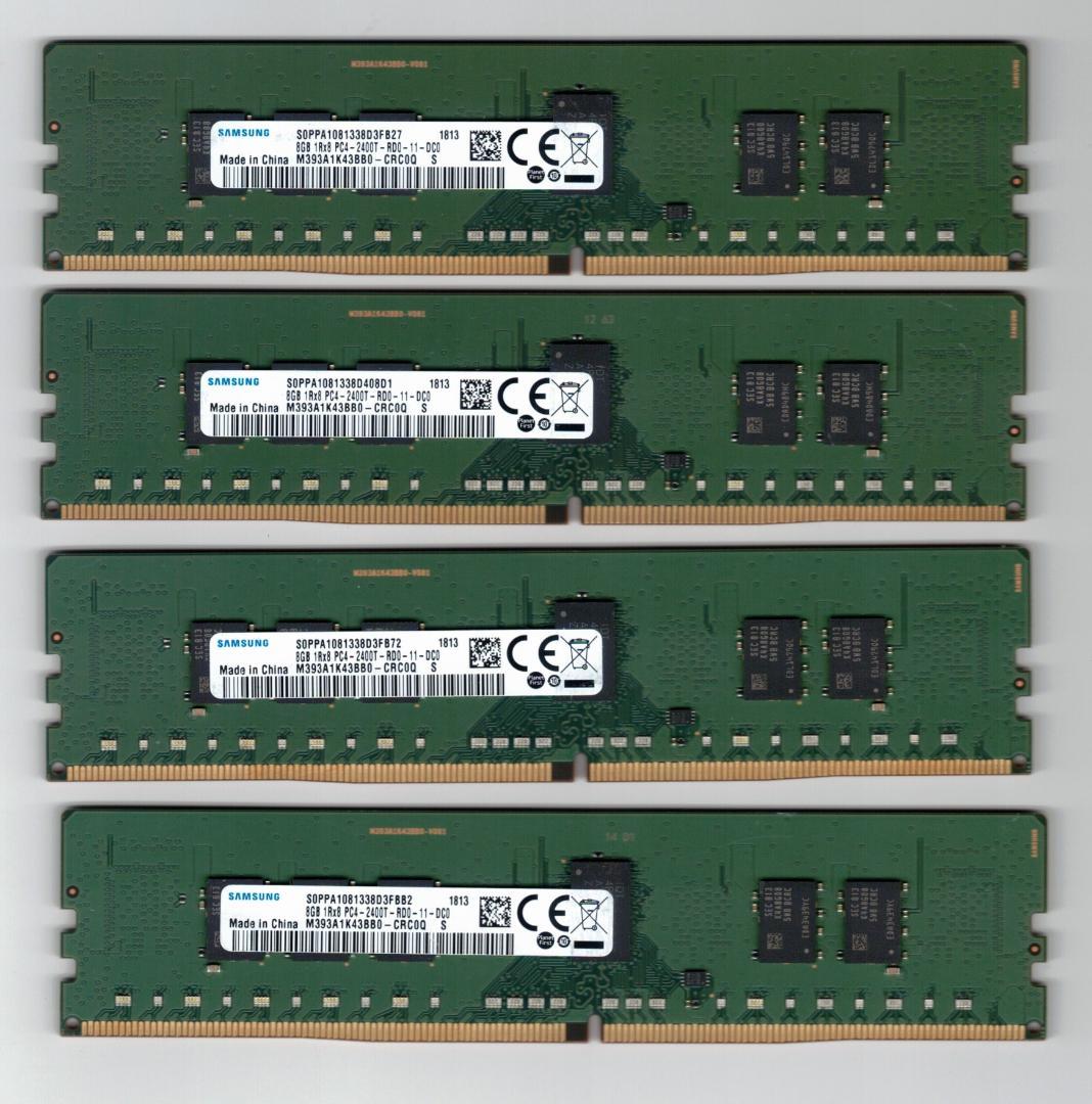 HP純正 8GB DDR4メモリ 4枚組　合計32GB 1枚で「32GB」なメモリを試す：4枚で合計128GBの大容量へ | ちもろぐ