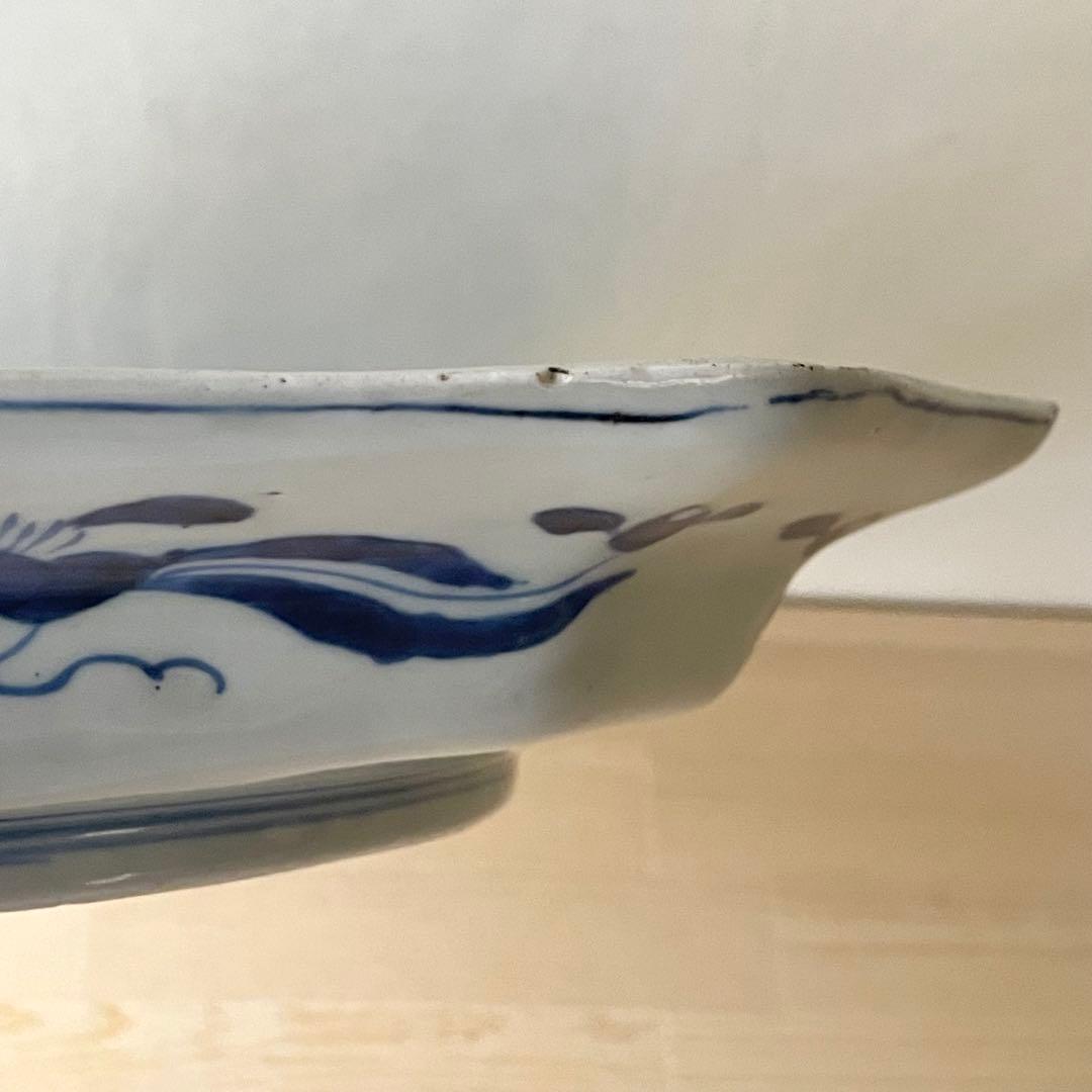 古伊万里 大明成化年製 染付 角皿 青花 - メルカリ