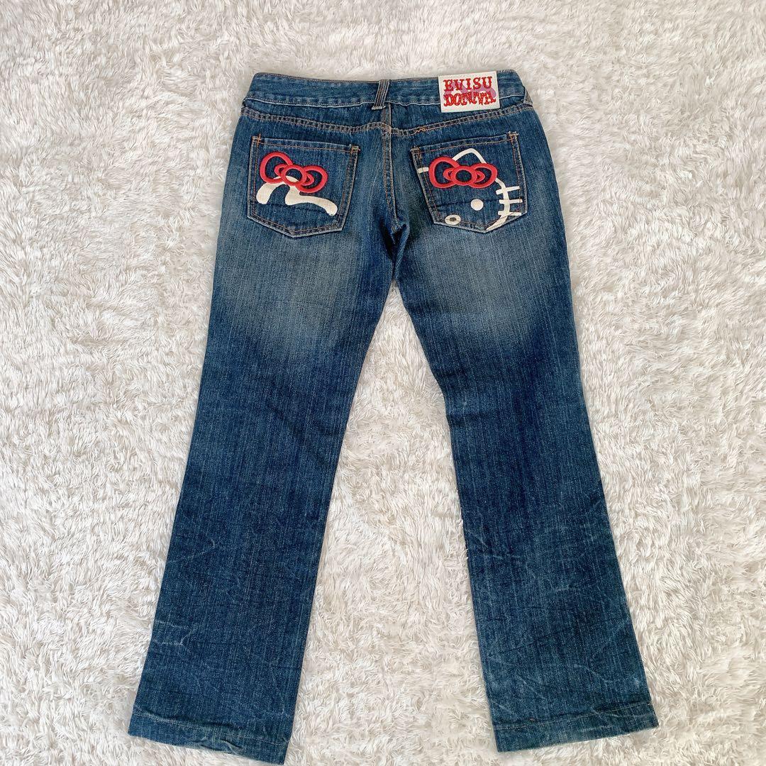 EVISU × HELLO KITTY コラボ ジーンズ エビス キティ デニム - メルカリ