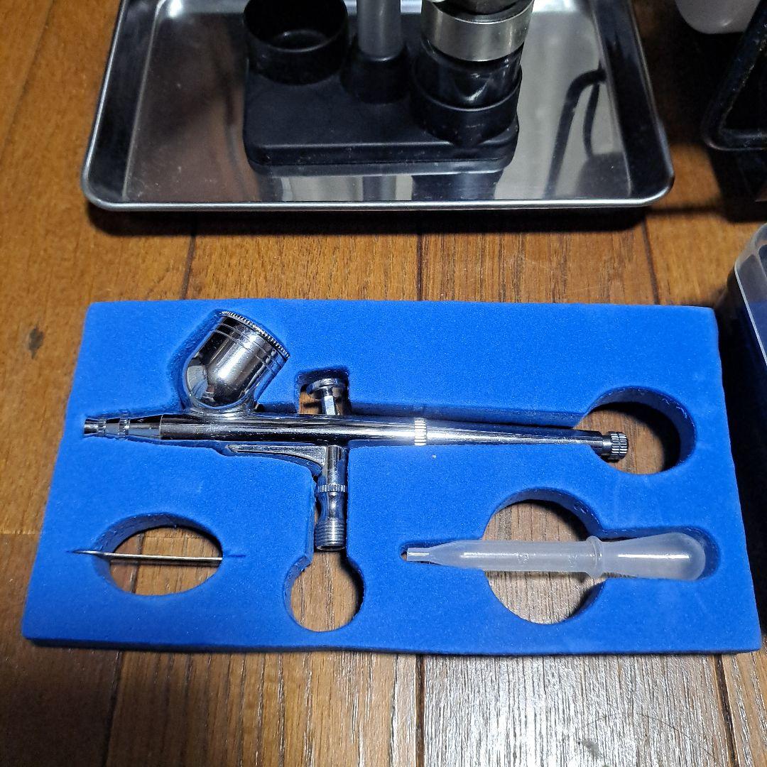 リニアコンプレッサーL5 　レギュレーター&　エアブラシ2本セット