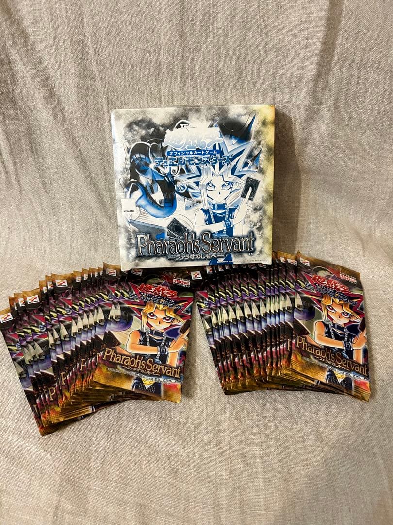 遊戯王　未開封パック　２期　ファラオのしもべ　絶版　トゥーン